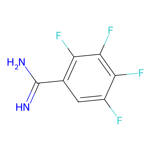 2,3,4,5-Tetrafluorobenzenecarboximidamide structure