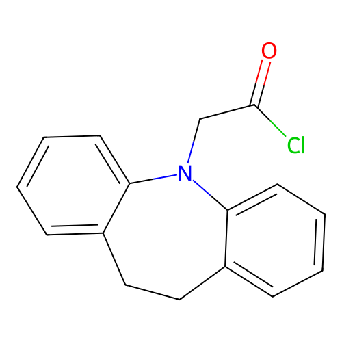 2-(5,6-Dihydrobenzo[b][1]benzazepin-11-yl)acetyl chloride structure