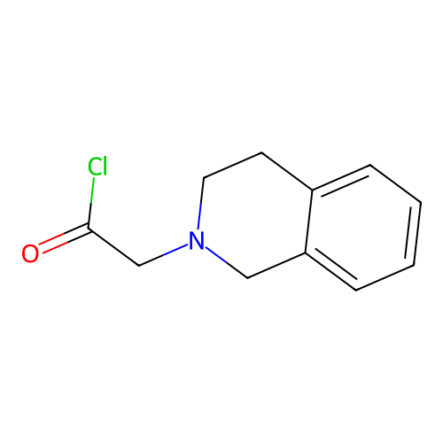 3,4-Dihydro-2(1H)-isoquinolineacetyl chloride structure
