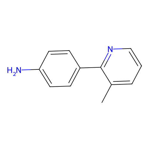 4-(3-Methylpyridin-2-yl)aniline structure