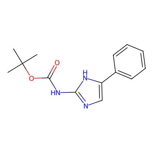 tert-butyl N-(4-phenyl-1H-imidazol-2-yl)carbamate structure