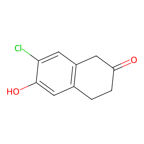 7-Chloro-6-hydroxy-tetralin-2-one structure