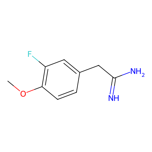2-(3-Fluoro-4-methoxyphenyl)ethanimidamide structure
