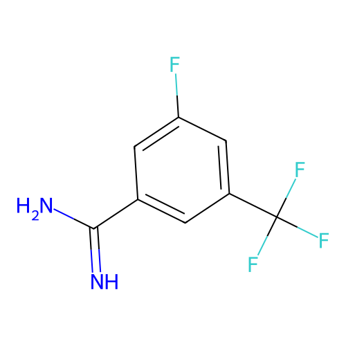 3-Fluoro-5-trifluoromethyl-benzamidine structure