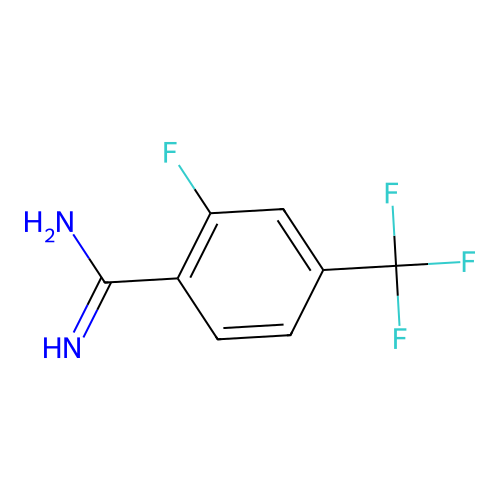 2-Fluoro-4-trifluoromethyl-benzamidine structure