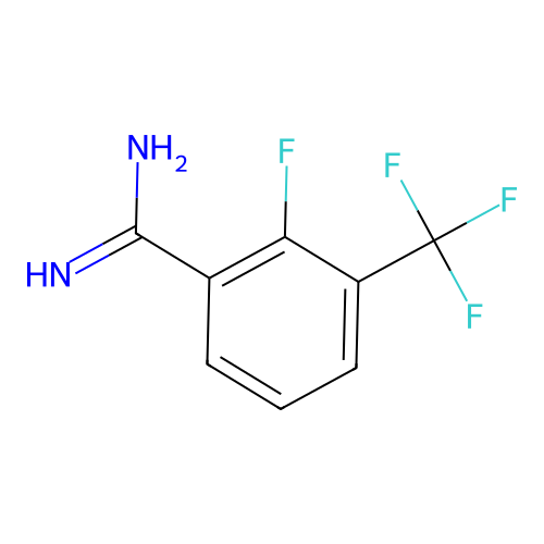 2-Fluoro-3-trifluoromethyl-benzamidine structure