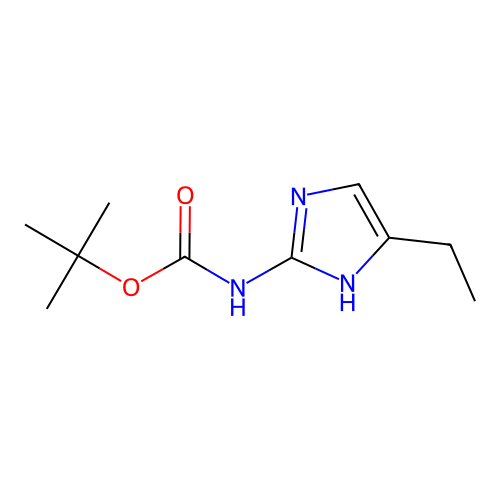 Carbamic acid, (4-ethyl-1H-imidazol-2-yl)-, 1,1-dimethylethyl ester structure