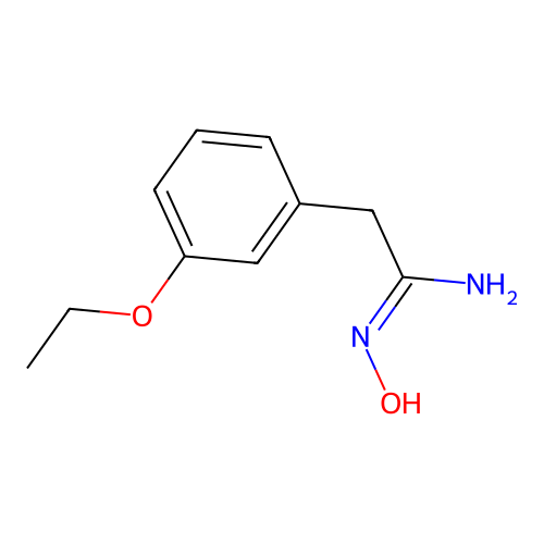 2-(3-Ethoxy-phenyl)-N-hydroxy-acetamidine structure