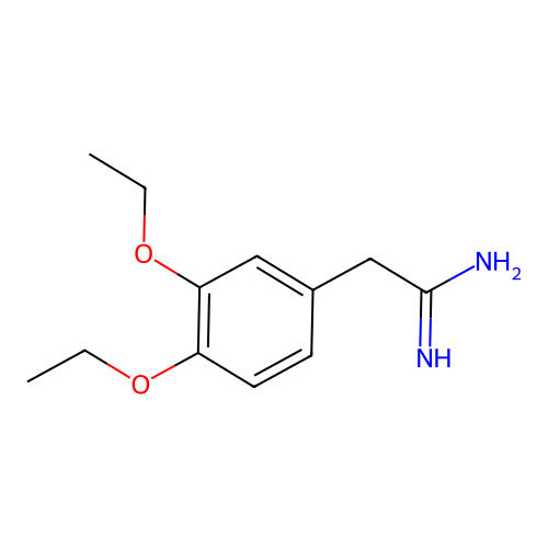 2-(3,4-Diethoxyphenyl)ethanimidamide structure