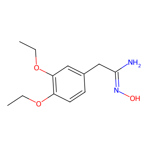2-(3,4-Diethoxy-phenyl)-N-hydroxy-acetamidine structure