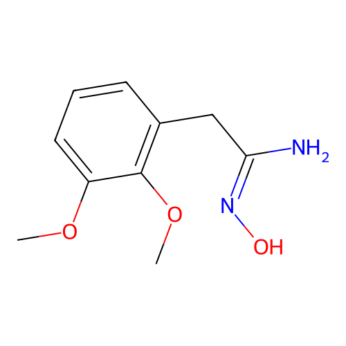 2-(2,3-Dimethoxy-phenyl)-N-hydroxy-acetamidine structure