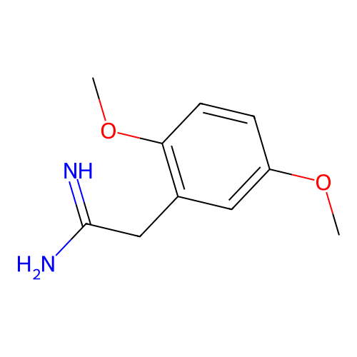 2-(2,5-Dimethoxyphenyl)ethanimidamide structure