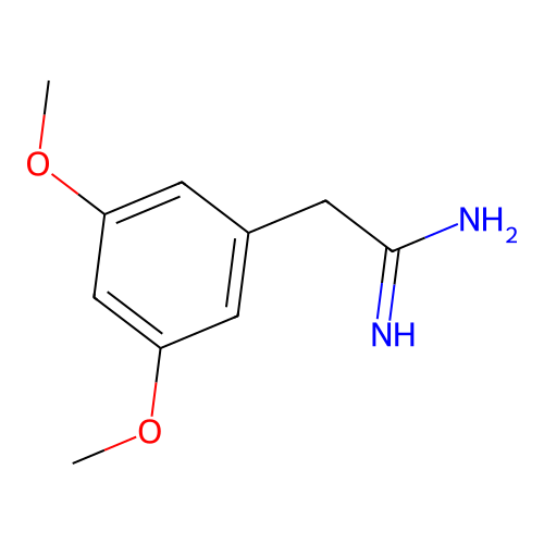 2-(3,5-Dimethoxyphenyl)ethanimidamide structure
