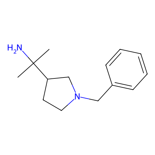 2-(1-Benzylpyrrolidin-3-yl)propan-2-amine structure