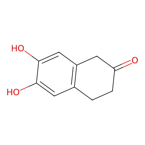 6,7-Dihydroxytetralin-2-one structure
