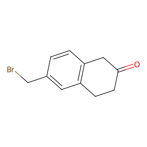 6-(Bromomethyl)tetralin-2-one structure