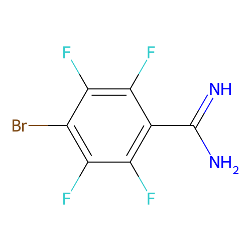 4-Bromo-2,3,5,6-tetrafluorobenzenecarboximidamide structure