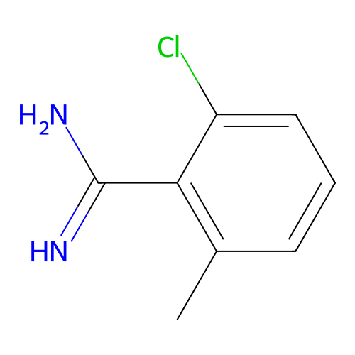 2-Chloro-6-methyl-benzamidine structure