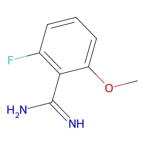 2-Fluoro-6-methoxy-benzamidine structure
