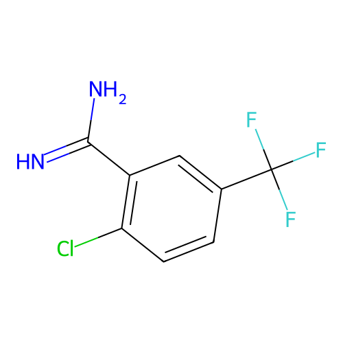 2-Chloro-5-trifluoromethyl-benzamidine structure