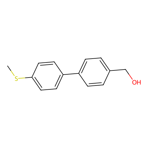 [4'-(Methylsulfanyl)[1,1'-biphenyl]-4-yl]methanol structure