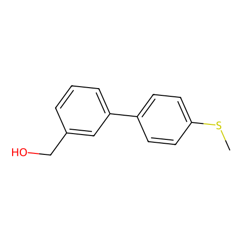 [4'-(Methylsulfanyl)[1,1'-biphenyl]-3-yl]methanol structure