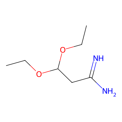 3,3-Diethoxypropanimidamide structure