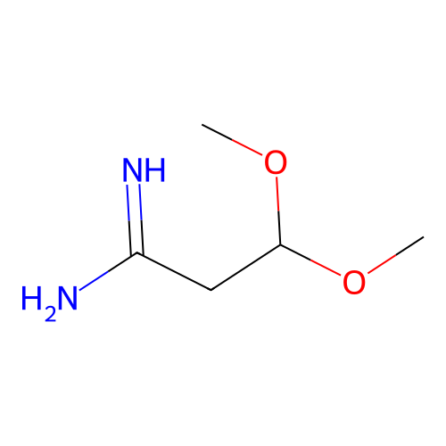 3,3-Dimethoxypropanimidamide structure