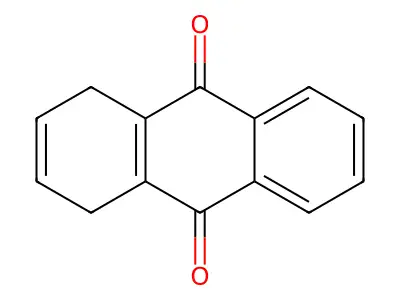1,4-Dihydro-9,10-anthracenedione structure