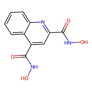 2,4-喹啉二甲羟肟酸 structure