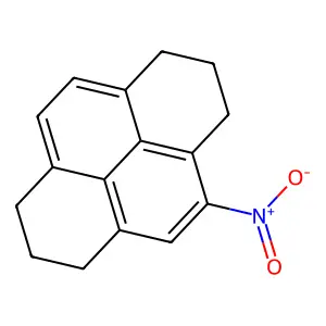 Pyrene, 1,2,3,6,7,8-hexahydro-4-nitro- structure