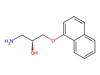(+-)-Desisopropylpropranolol structure