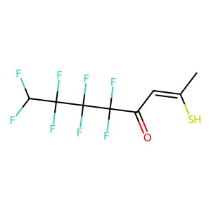 2-Octen-4-one, 5,5,6,6,7,7,8,8-octafluoro-2-mercapto- structure