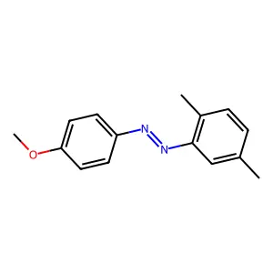 2,5-Dimethyl-4'-methoxyazobenzene structure