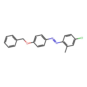 2-Methyl-4-chloro-4'-benzyloxyazobenzene structure