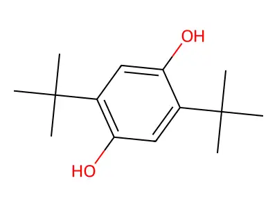 2,5-Di-tert-butylhydroquinone structure