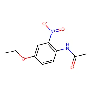 N-(4-乙氧基-2-硝基苯基)乙酰胺 structure