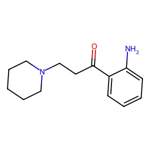1-(N-piperidino)-3-(2-aminophenyl)-3-oxopropane structure