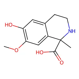 Methyl 6-hydroxy-7-methoxy-1,2,3,4-tetrahydroisoquinoline-1-carboxylate structure