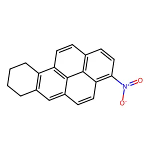3-Nitro-7,8,9,10-tetrahydrobenzo(a)pyrene structure