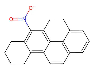 6-Nitro-7,8,9,10-tetrahydrobenzo(a)pyrene structure