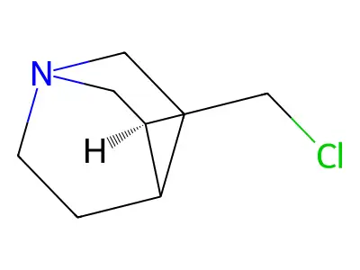 Hemicholinium 15-bromo mustard structure