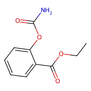 Ethyl 2-carbamoyloxybenzoate structure