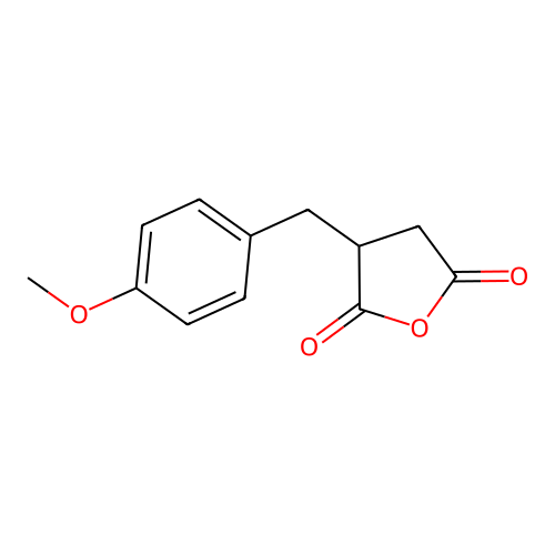 3-[(4-Methoxyphenyl)methyl]oxolane-2,5-dione structure