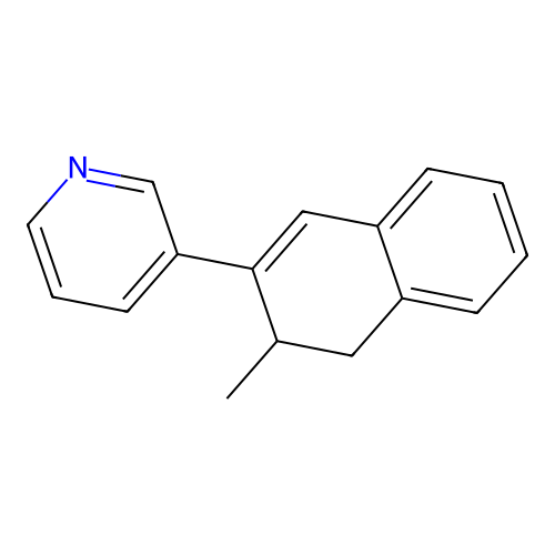 3-(3-Methyl-3,4-dihydronaphthalen-2-yl)pyridine structure