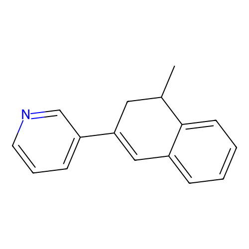 3-(4-Methyl-3,4-dihydronaphthalen-2-yl)pyridine structure