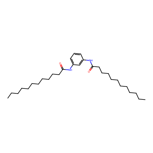 Dodecanamide, N,N'-1,3-phenylenebis- structure