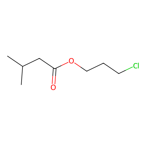 3-Chloropropyl isopentanoate structure