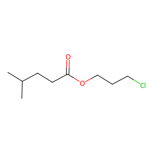 3-Chloropropyl isohexanoate structure