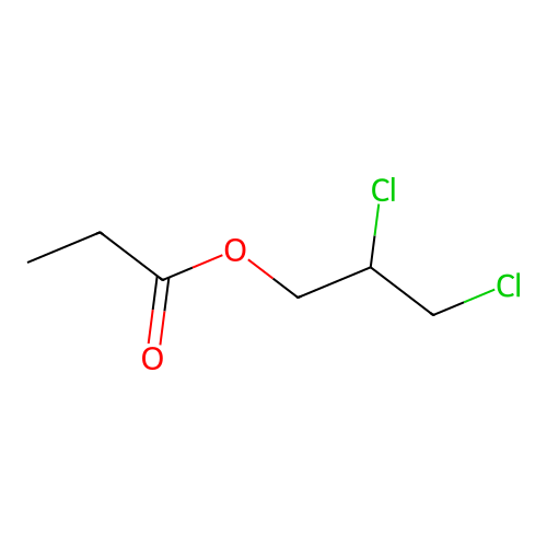 Propanoic acid, 2,3-dichloropropylester structure